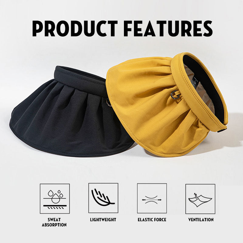 UV Protection Shell Visor Hat