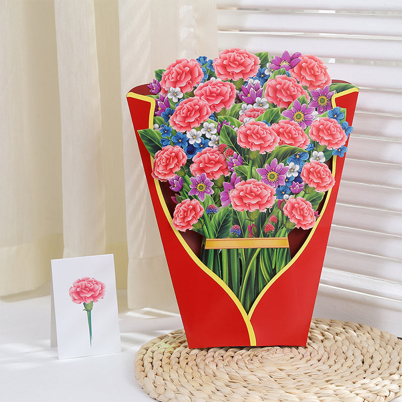 💐Pop Up Flower Bouquet Greeting Card