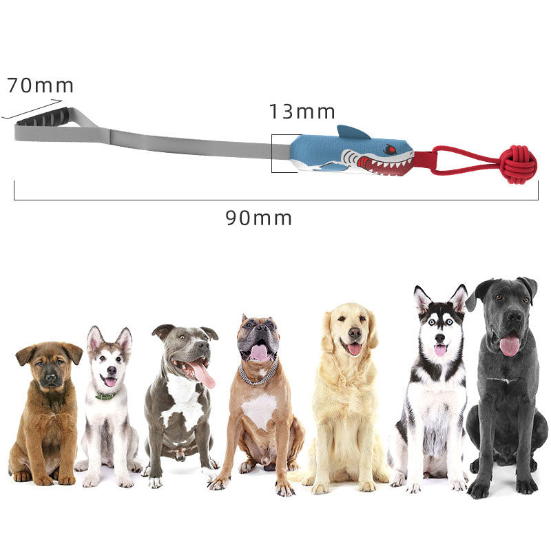 Sound Dog Cotton Rope Toy