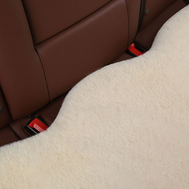 Winter Soft Warm Faux Rabbit Fur car seat Cushion