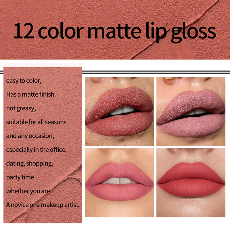 Non-stick Cup Nude Matte Thin Tube Lip Glaze