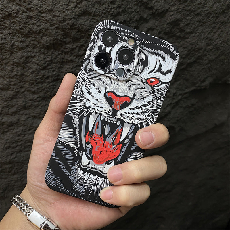 Embossed Animal Design Phone Case