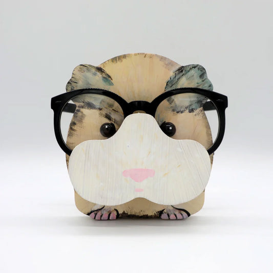 Guinea Pig Wooden Glasses Stand