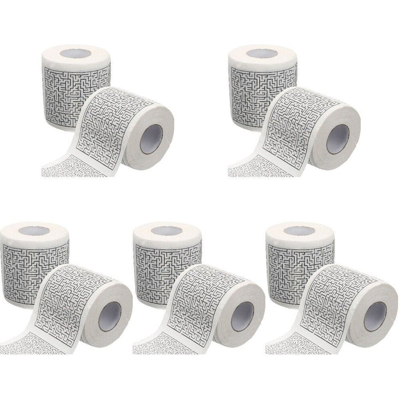 Printed Roll Maze Tissue