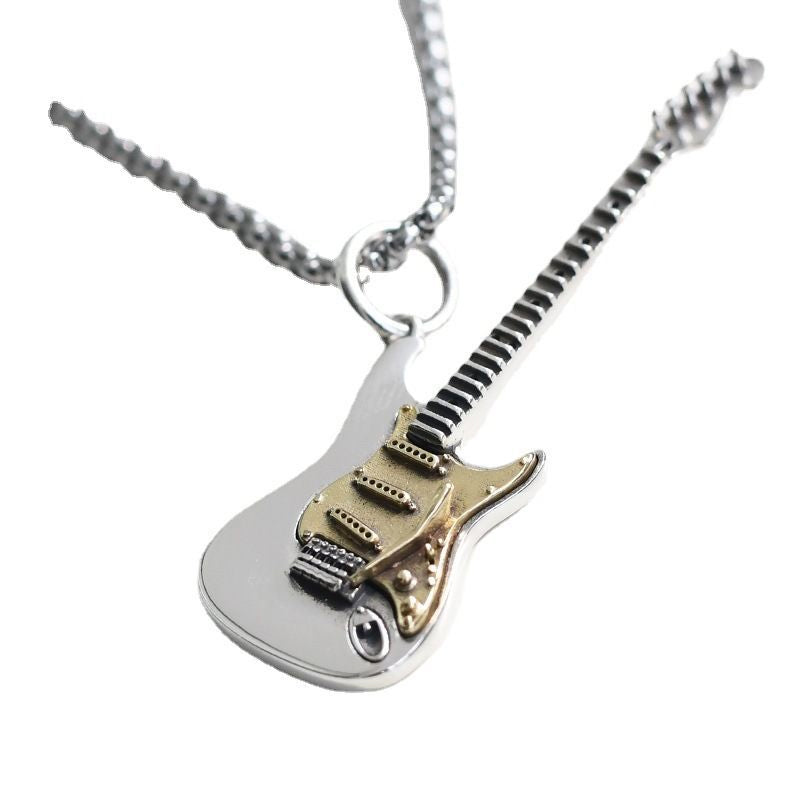 Folbom- Electric Guitar Rock Punk Necklace