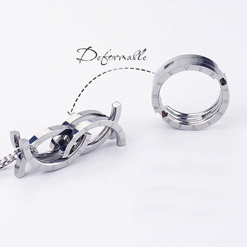 Folbom-Titanium Steel Ring Deformed Stainless Steel Ring