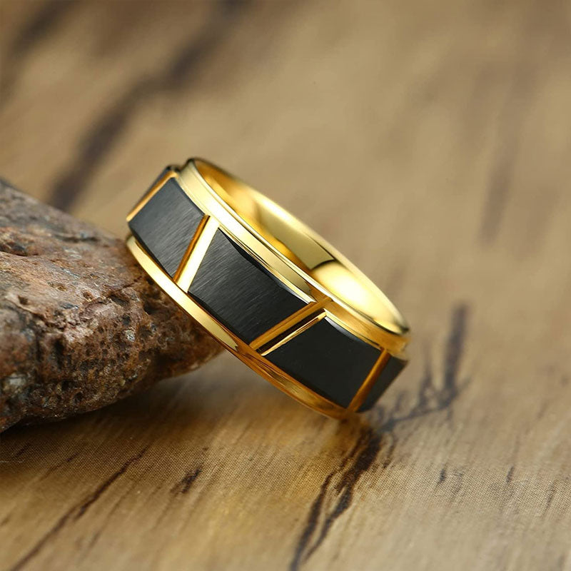 Folbom - Figure Slot Two Tone Ring