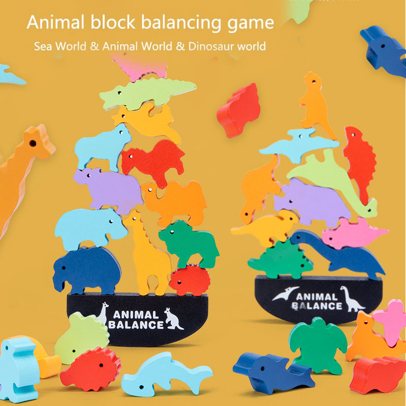 Zoo Balance Beam Building Blocks