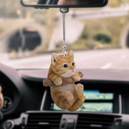 Cat Car Hanging Ornament