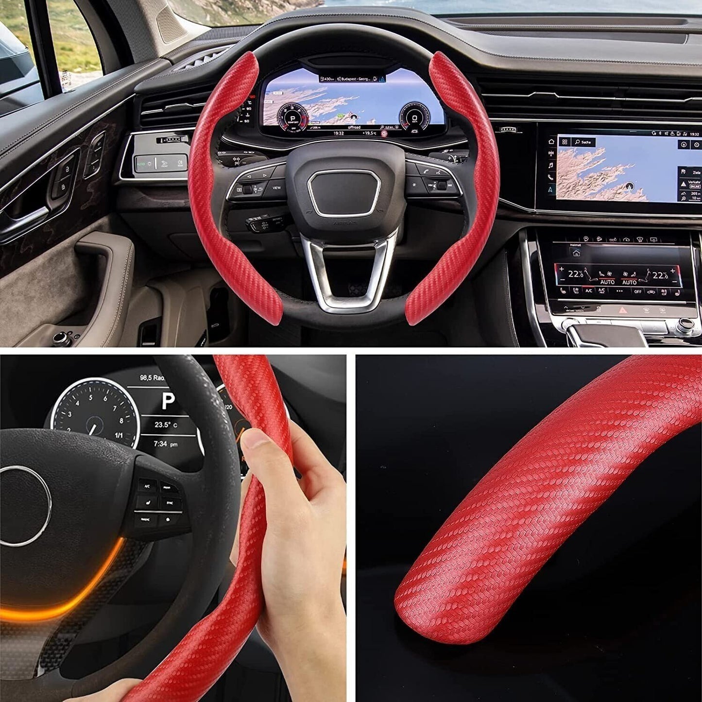 Car Anti-Skid Steering Wheel Cover