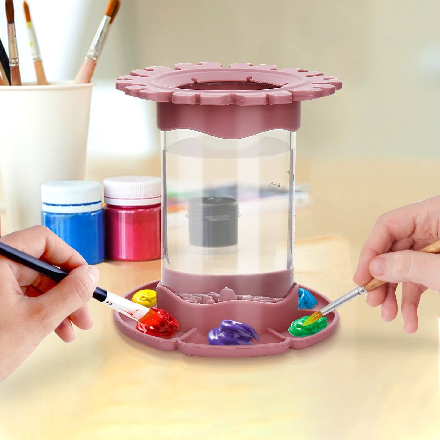 Silicone Multi-function Washing Pen Holder