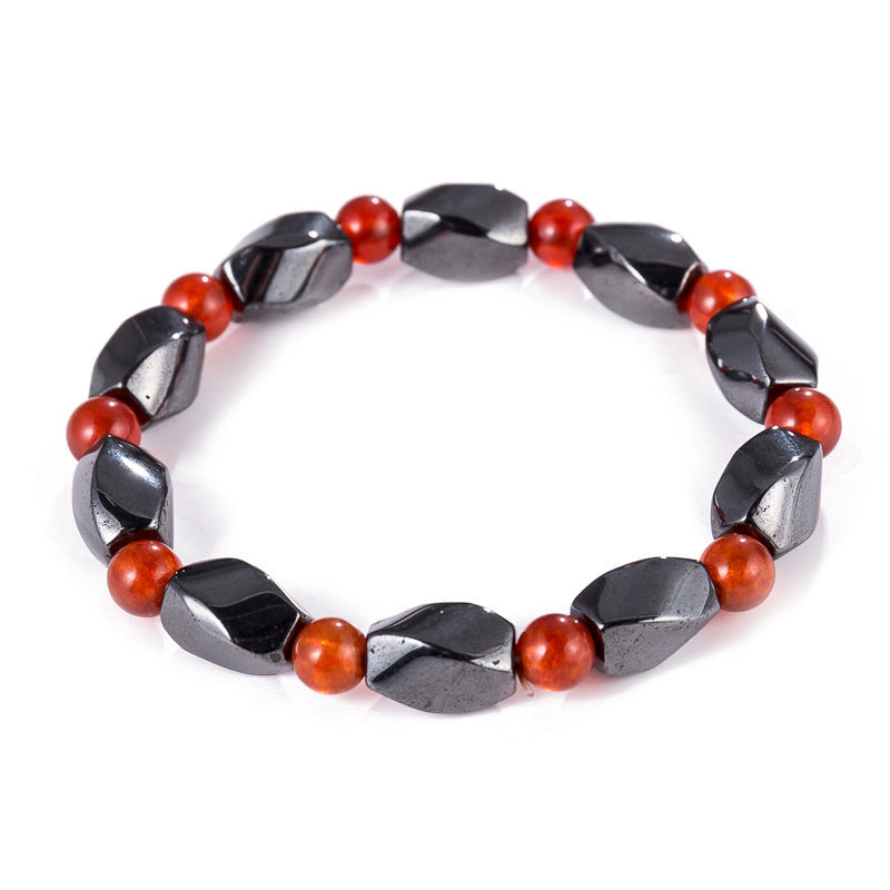 Magnetic Black Stone Ruby Bracelet