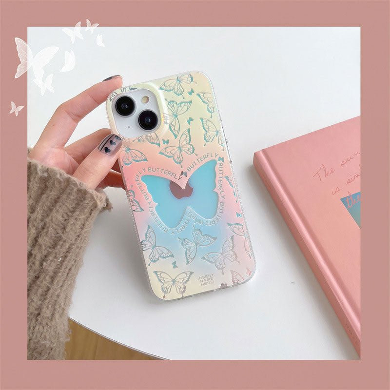 Gradient Butterfly Phone Case