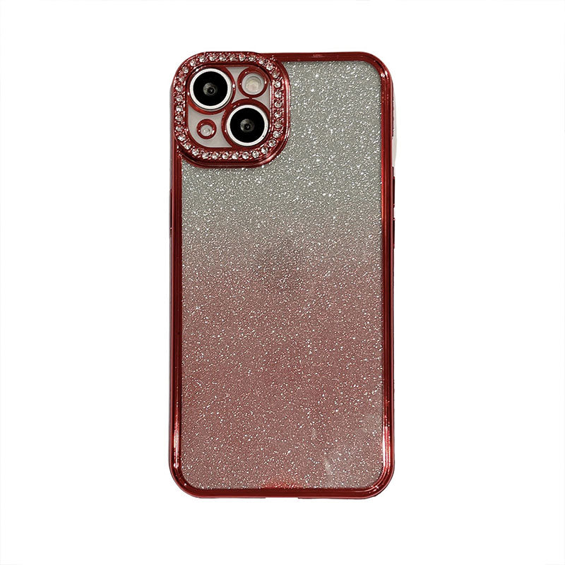 Gradient Glitter Transparent Phone Case