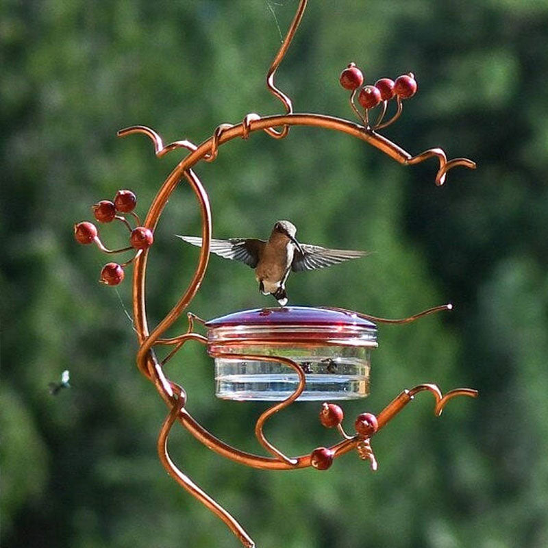 Red Berries Hummingbird Feeder