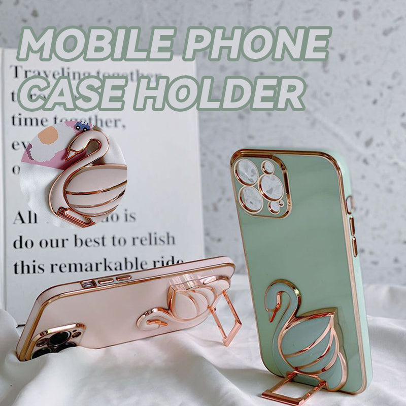 Swan Electroplating Mobile Phone Case Bracket