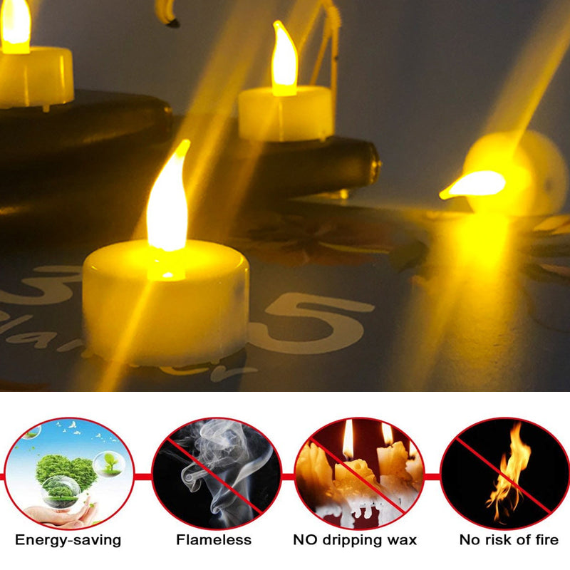 With Remote Control Colorful Candle Lights