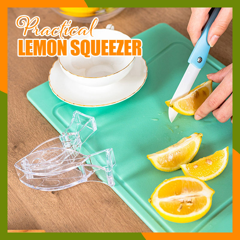 🍋 Clear Fish Shape Orange Lemon Squeezers Manual Lemon Squeezer Clip