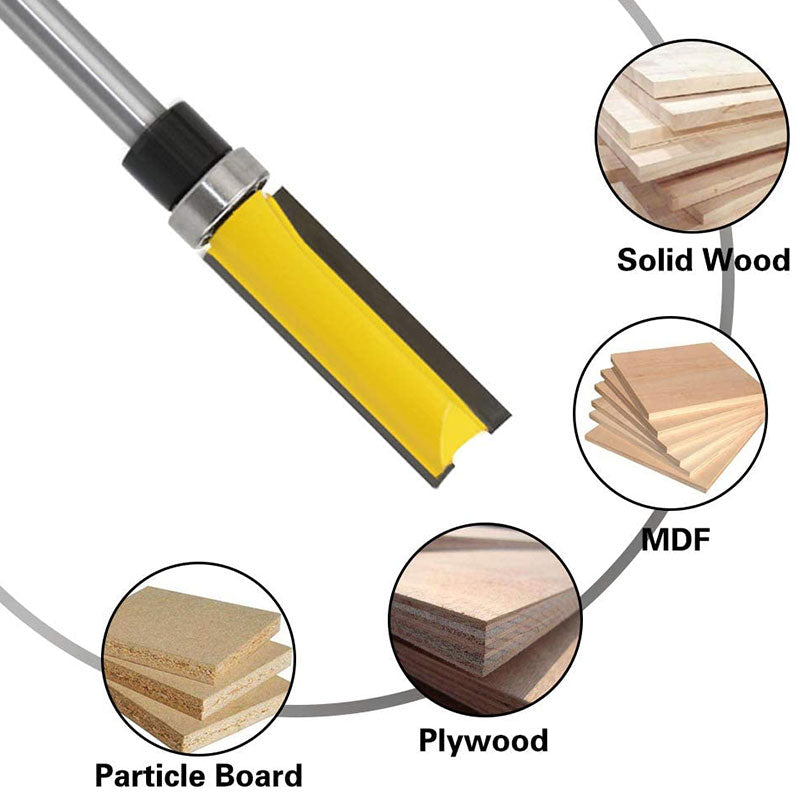 Pattern Flush Trim Router Bit Set