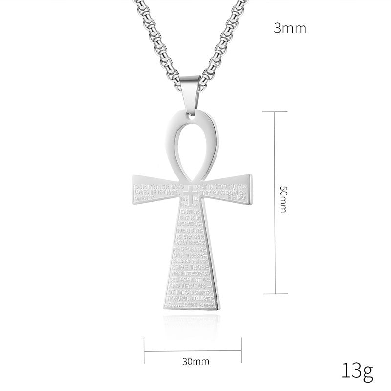 Ancient Egyptian Ankh Cross Necklace