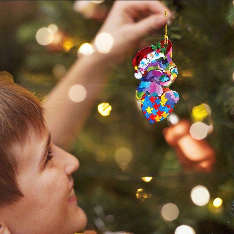 Rainbow Christmas Pendant Ornament