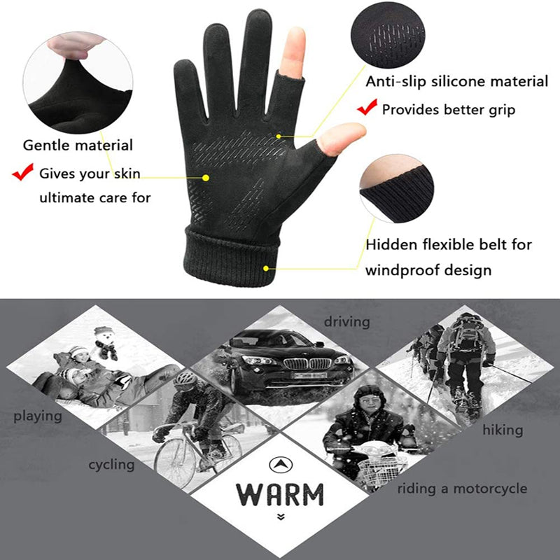 Waterproof Fingerless Gloves