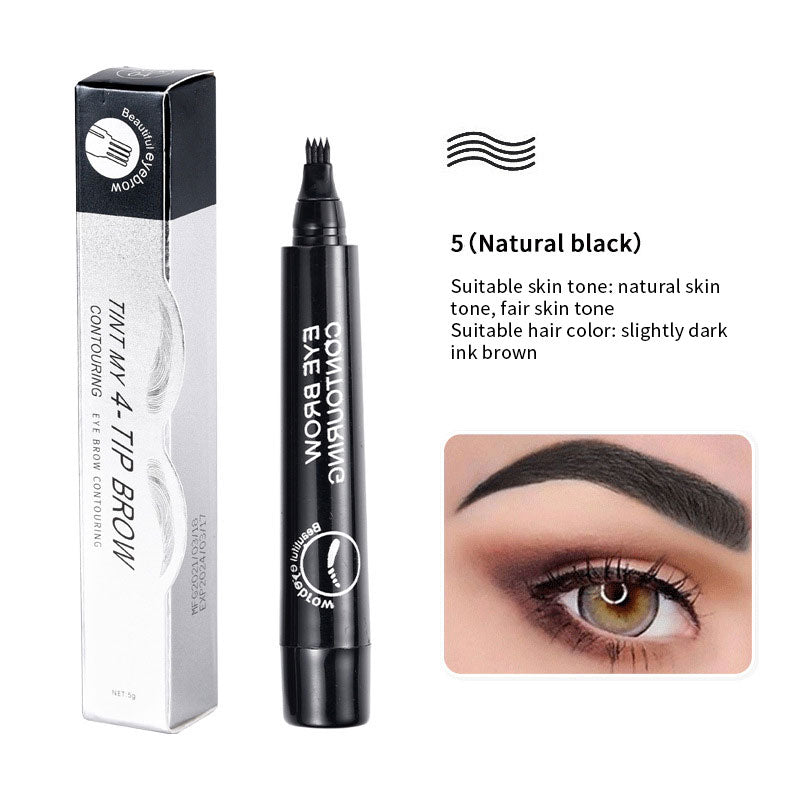 Simulation Four-prong Liquid Eyebrow Pencil