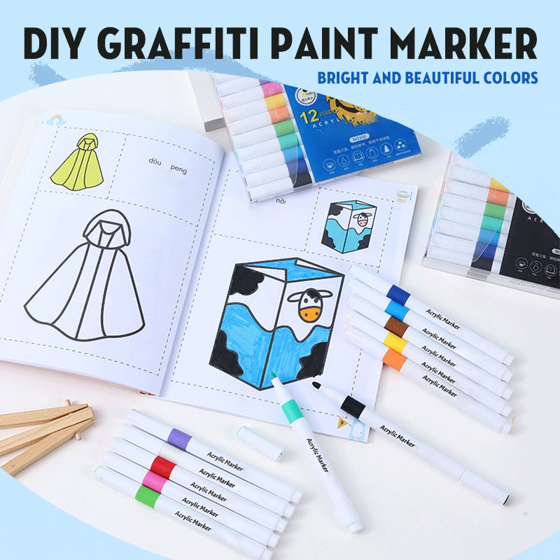 DIY Graffiti Drawing Markers