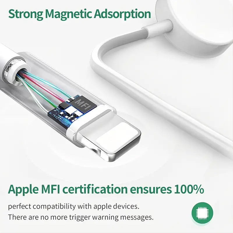 2 in 1 Smart IWatch Charging Cable