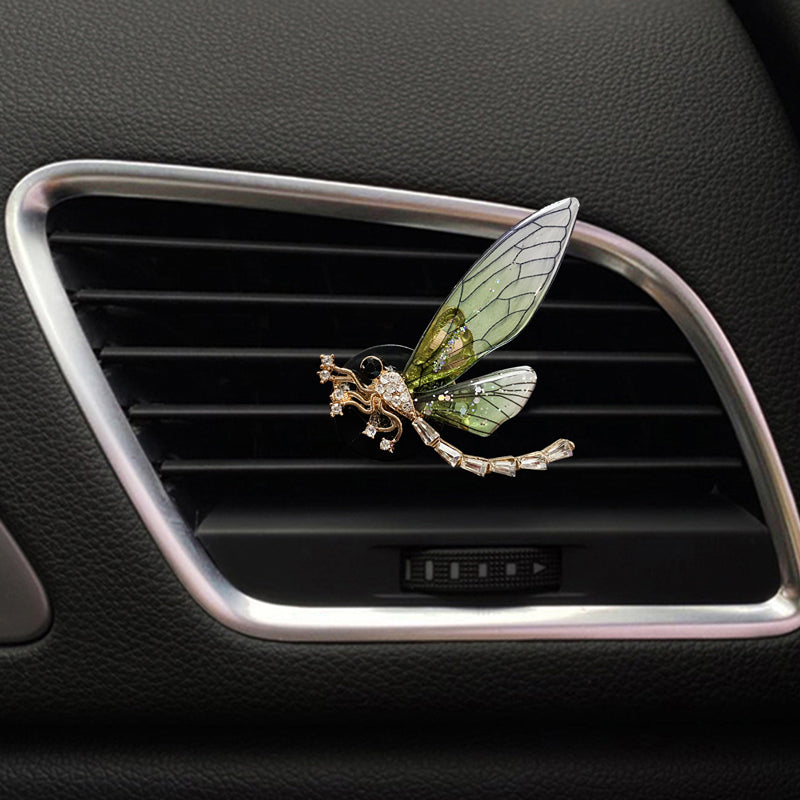 Exquisite Metal Butterfly Bee Dragonfly Car Perfume Clip