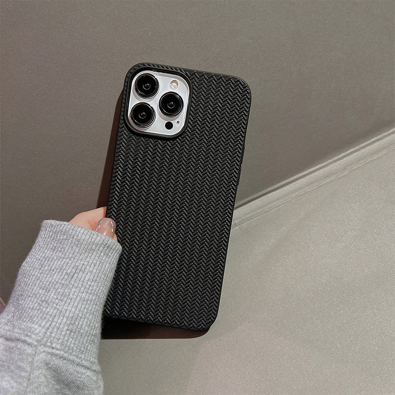 Geometric Plain Textured Phone Case