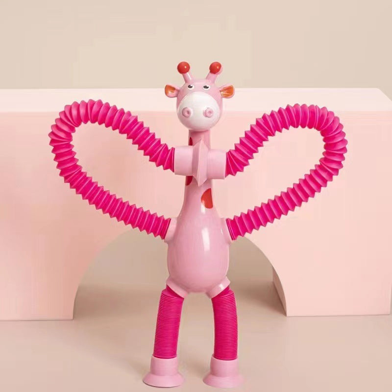 Stretch Tube Giraffe Educational Decompression Toy