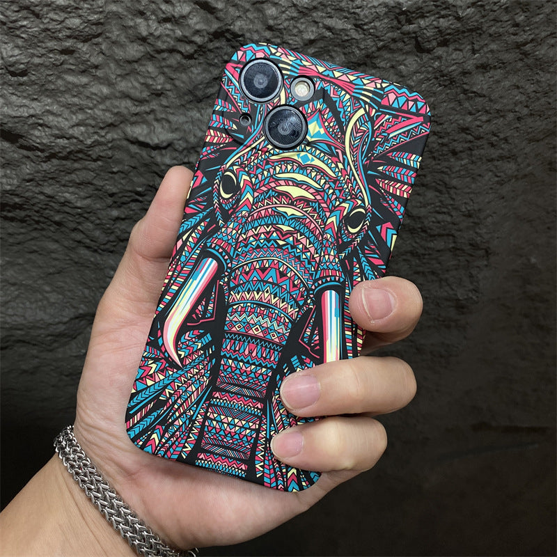 Embossed Animal Design Phone Case