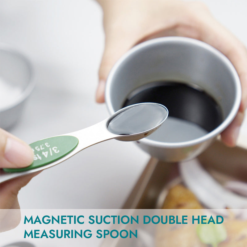 Magnetic Double-ended Measuring Spoon Set Of 8