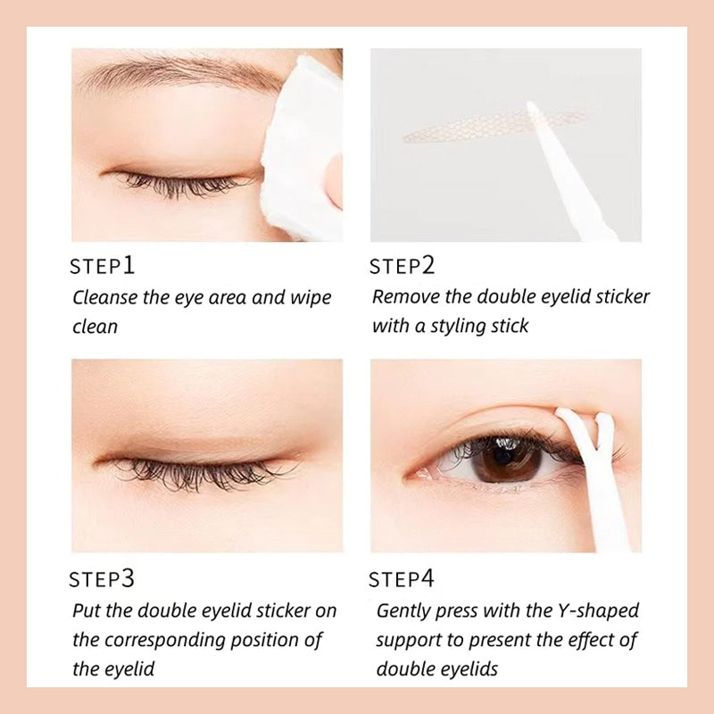 Natural Invisible Double Eyelid Sticker