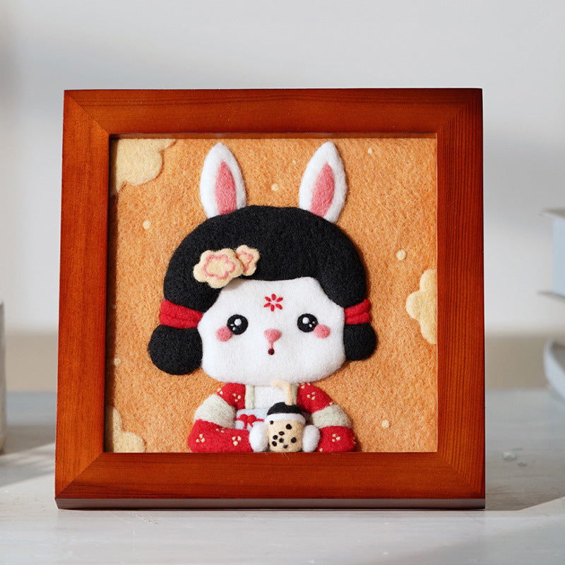 DIY Famous Painting Wool Felt