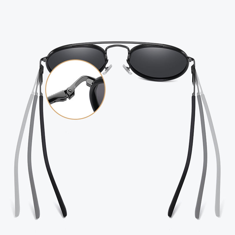 Folbom - Fashion Metal Round Sunglasses