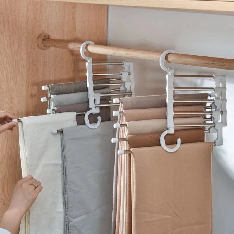 Versatile 5 In 1 Pants Storage Rack