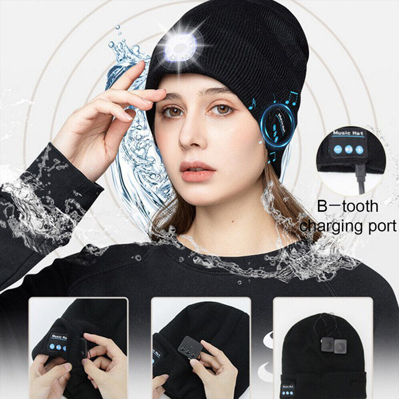 Warm Bluetooth 5.0 LED Wireless Hat