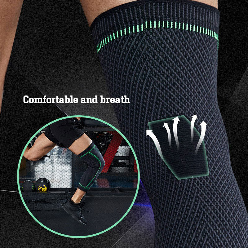 Knit Cycling Long Strap Knee Pads