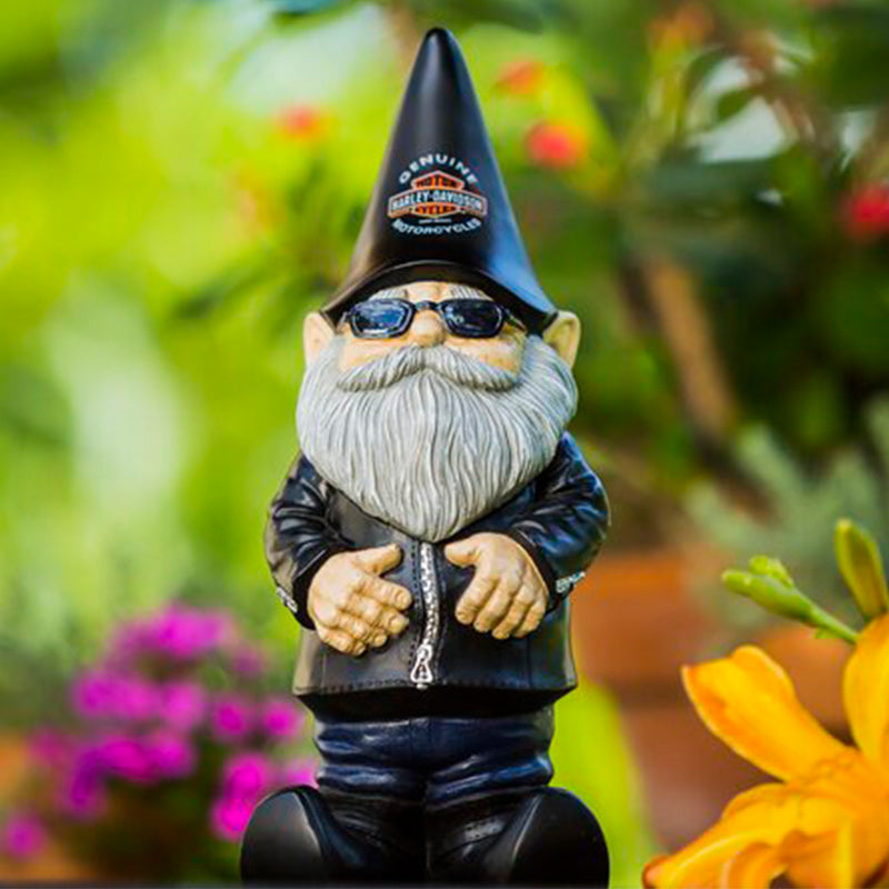 The Harley-Davidson Gnome Statue