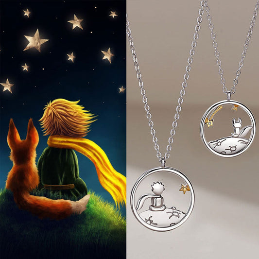 Little Prince And Fox Necklace