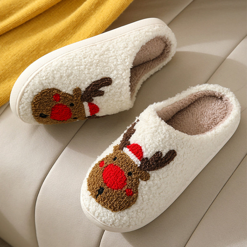 New Christmas Plush Cotton Shoes