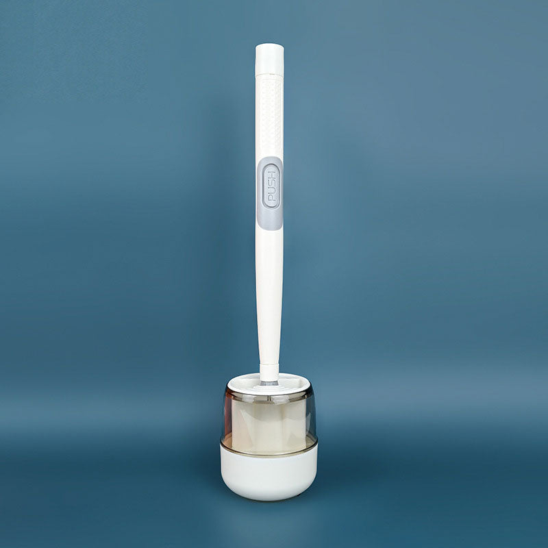 Perforation-free Hydraulic Toilet Brush with Long Handle