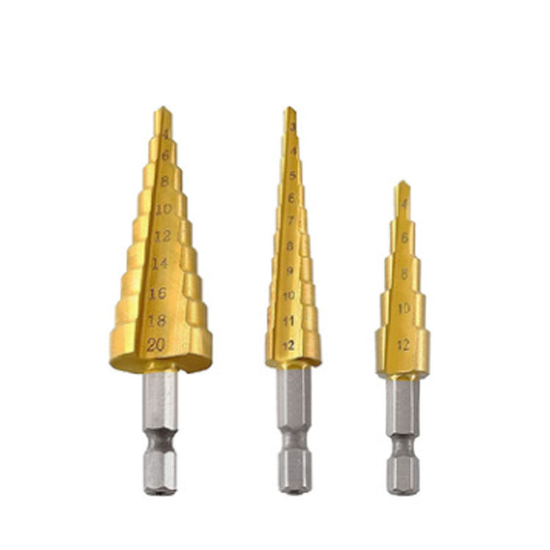 Steel Step Drill Bit (3PCS)