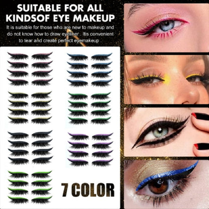 Reusable Eyeliner And Eyelash Stickers