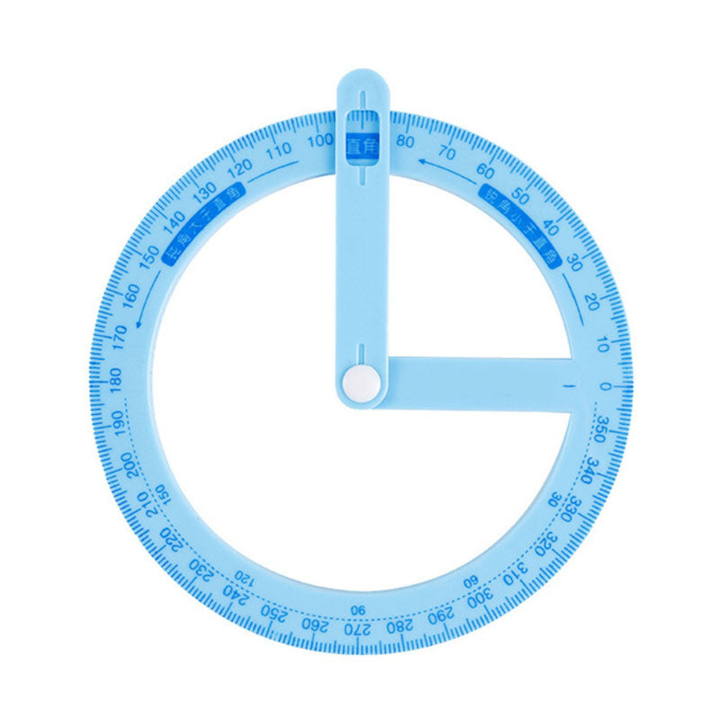 360° Plastic Degree Protractor