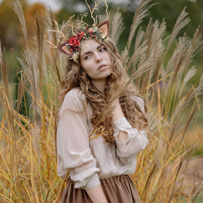 Reindeer Antler Headband