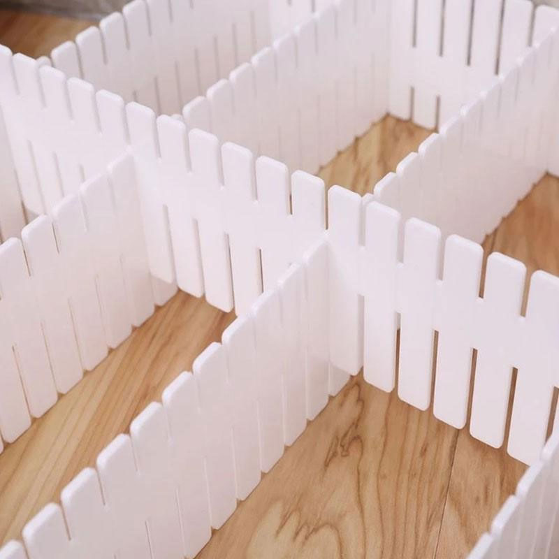 4 Pcs Grid Drawer Divider