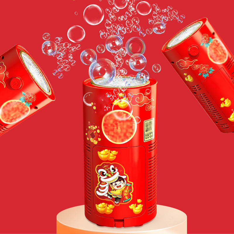 New Year Gift Fireworks Bubble Machine